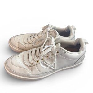 Vionic Elise White Sneakers SZ 9 - Arch Support Leather Walking Shoes